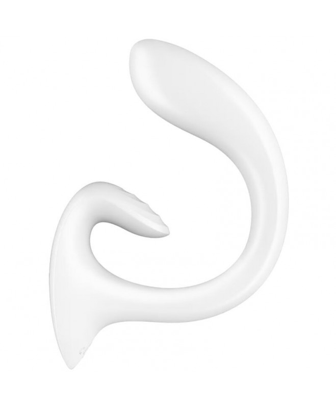 SATISFYER - G FOR GODDESS 1 TRIUŠIS VIBRATORIUS BALTAS 2