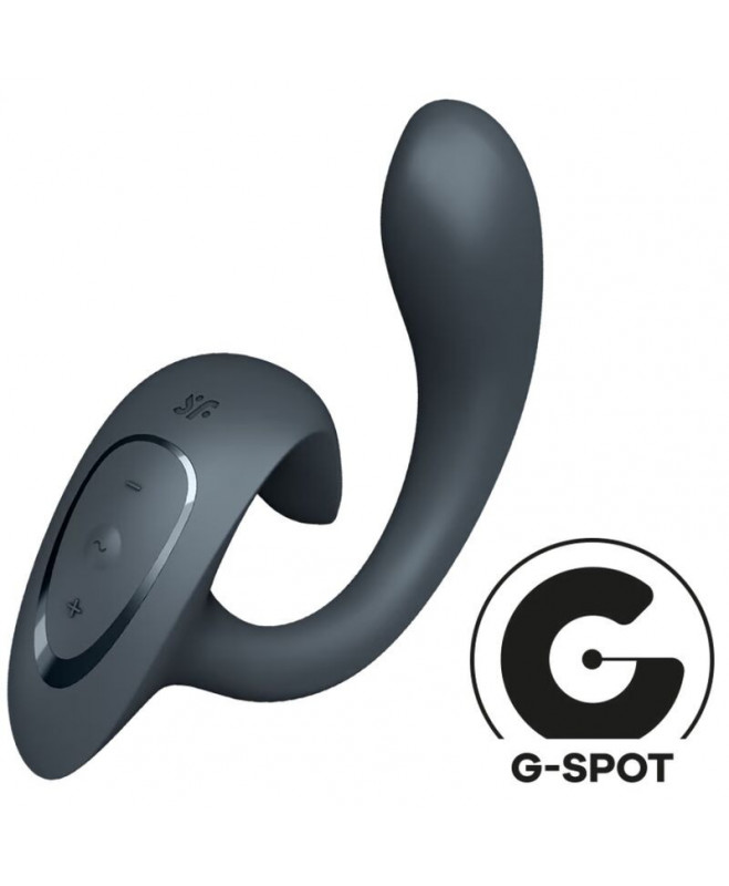 SATISFYER – G FOR GODDESS 1 TRIUŠIO VIBRATORIAUS TAMSIAI PILKA