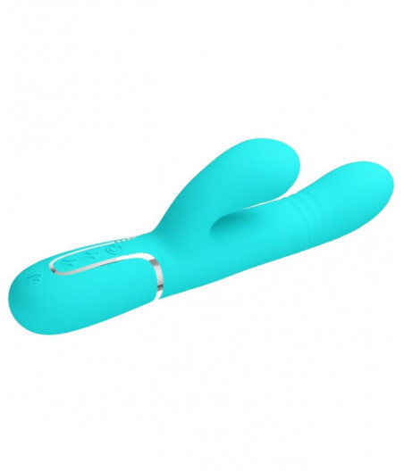 PRETTY LOVE - MULTIFUNCTION G-SPOT VIBRATOR AQUA GREEN