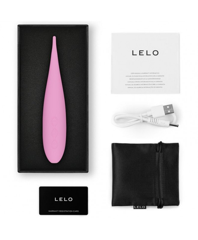 LELO - DOT TRAVEL CLITORIS STIMULIATORIUS ROŽINIS 4